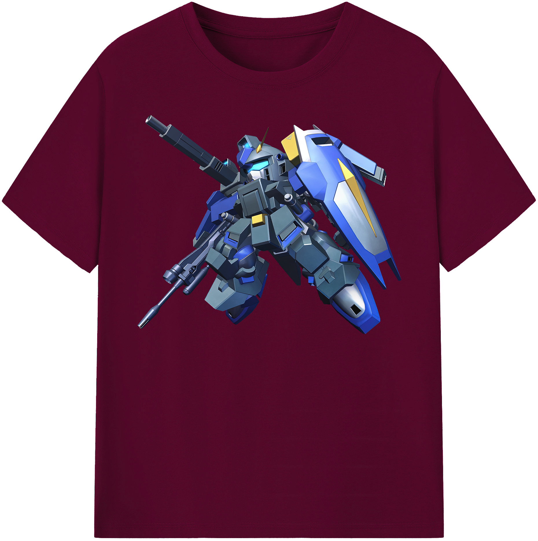 （画像用） 機動戦士ガンダム Mobile Suit Gundam レディースカジュアルプリントTシャツ（綿100％）
